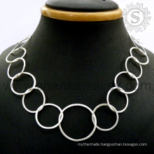 Secret Vision !! NEW Plain 925 Silver Necklaces ! Indian Handmade Silver Jewelry /Online Sterling Silver Jewelry NKPS1004-3